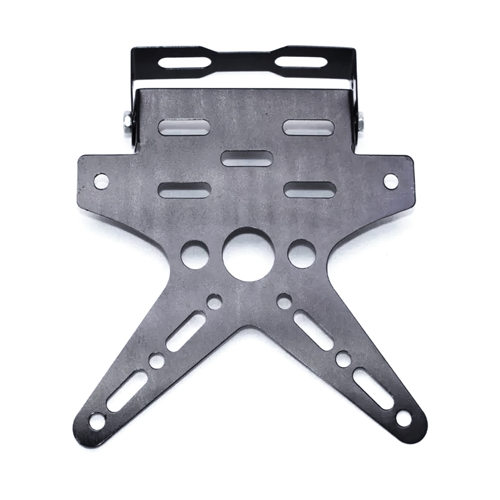 Motorcycle License Plate Mount with Theft Protections License Plate Frame Aluminum Mount for Enhances Vehicle Appearance